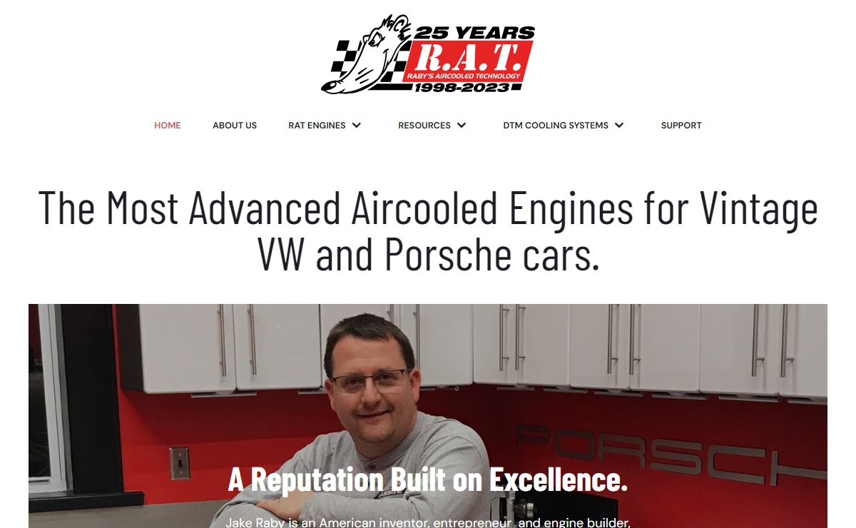 Raby Aircooled Technology – The Most Advanced Aircooled Engines for Vintage VW and Porsche cars.