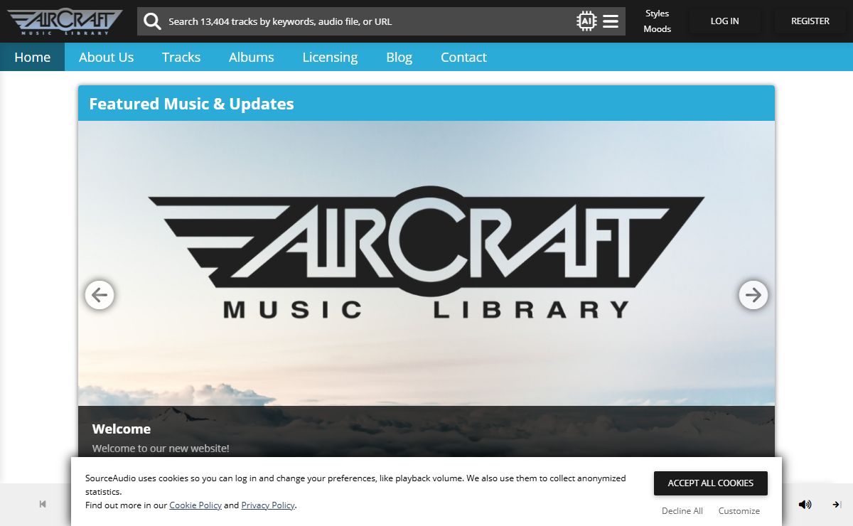 Home | AirCraft Music Library