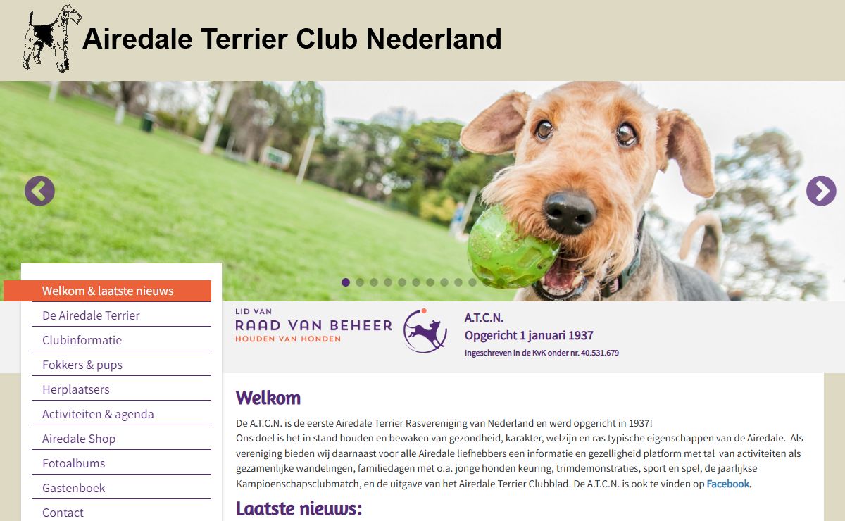 Welkom - Airedale Terrier Club Nederland