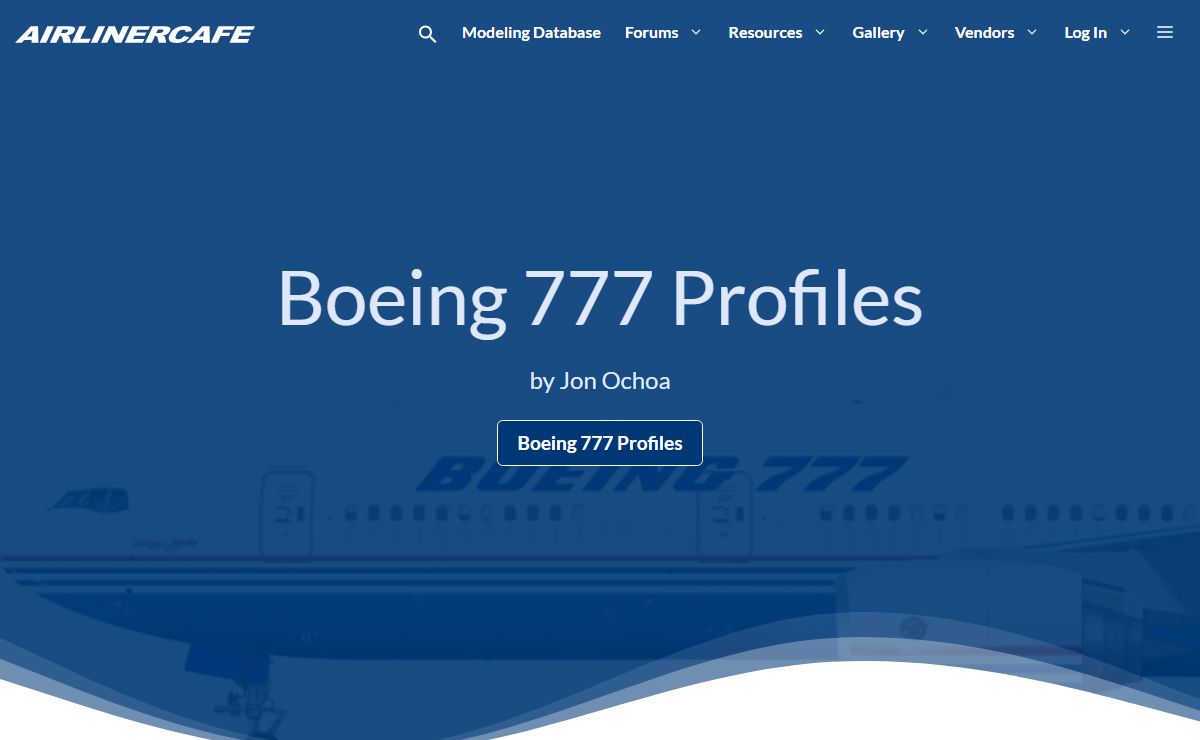 Airlinercafe – Airliner modeling hobby central!
