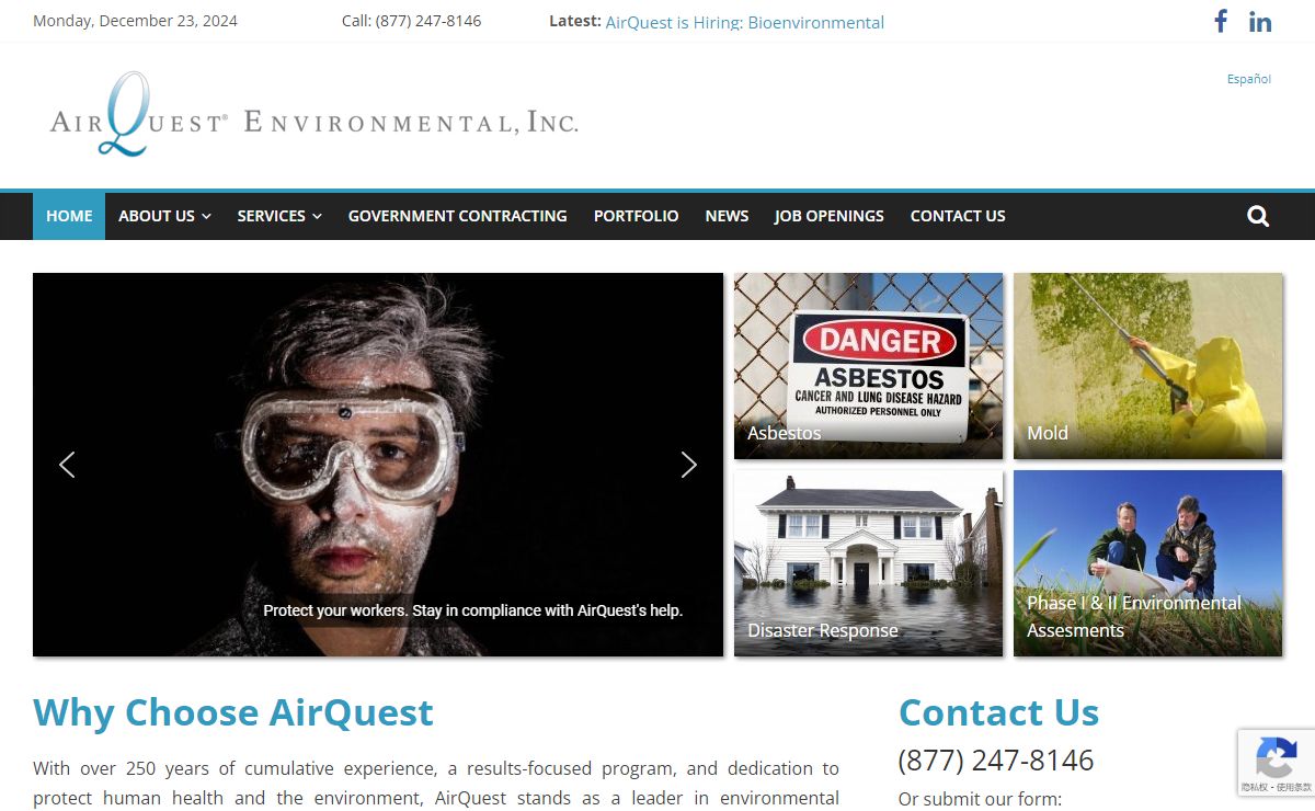 Home - AirQuest Environmental Consulting Services