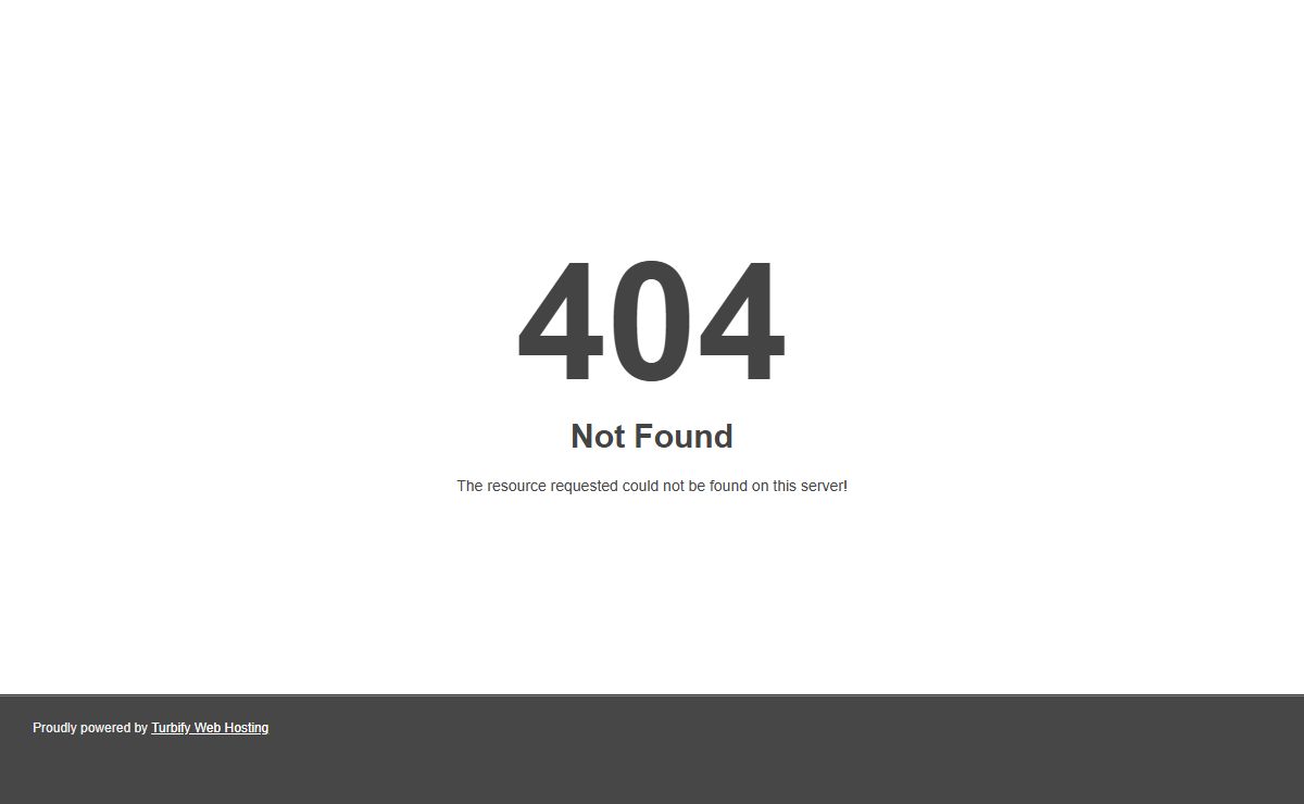 404 Not Found