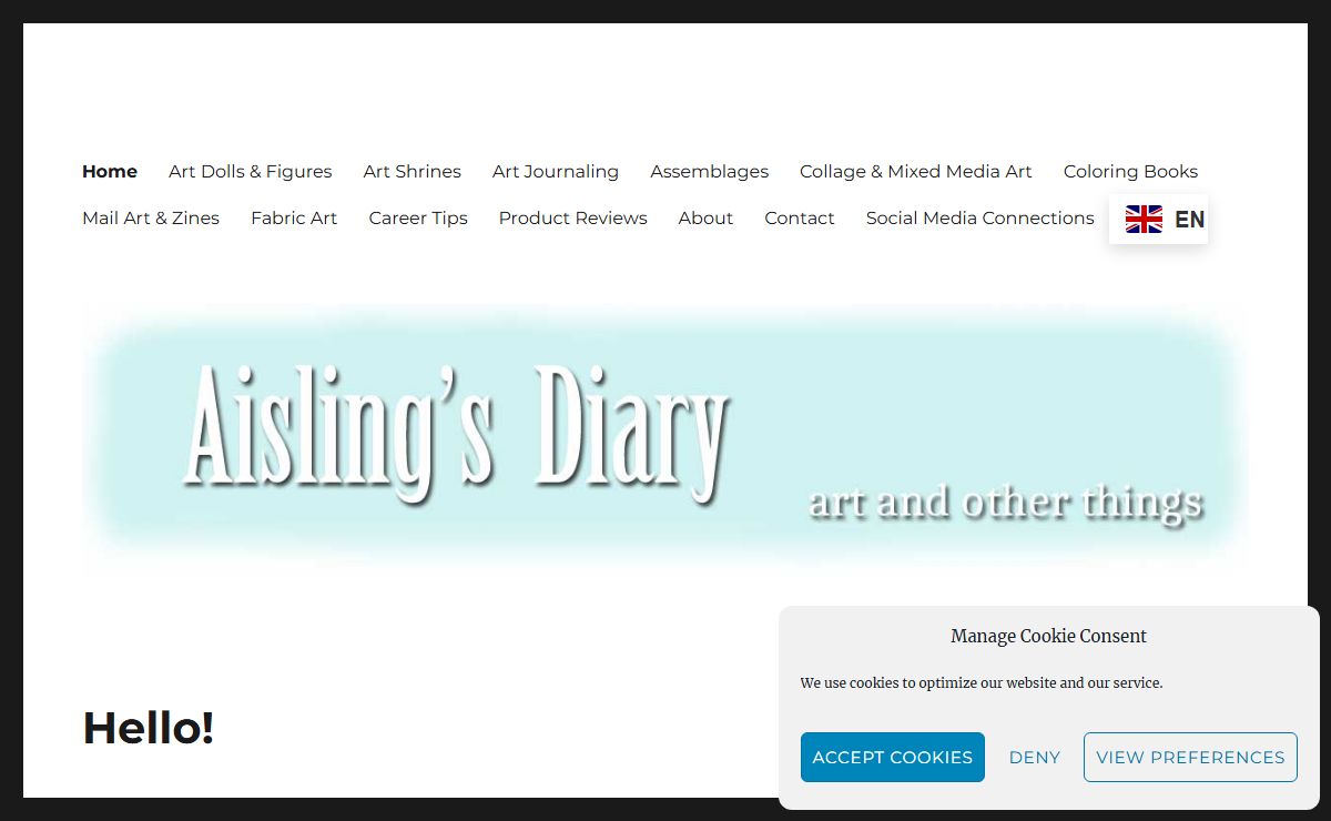 Hello! | Aisling's Diary