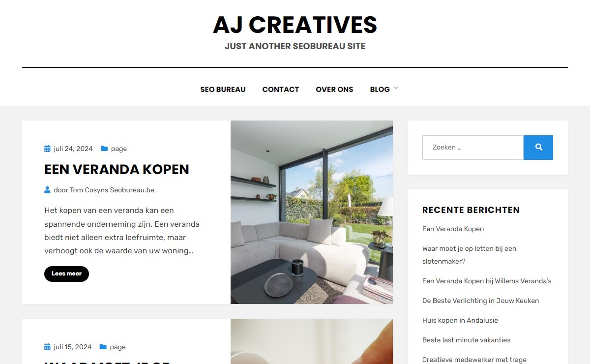 AJ Creatives - Just another Seobureau site