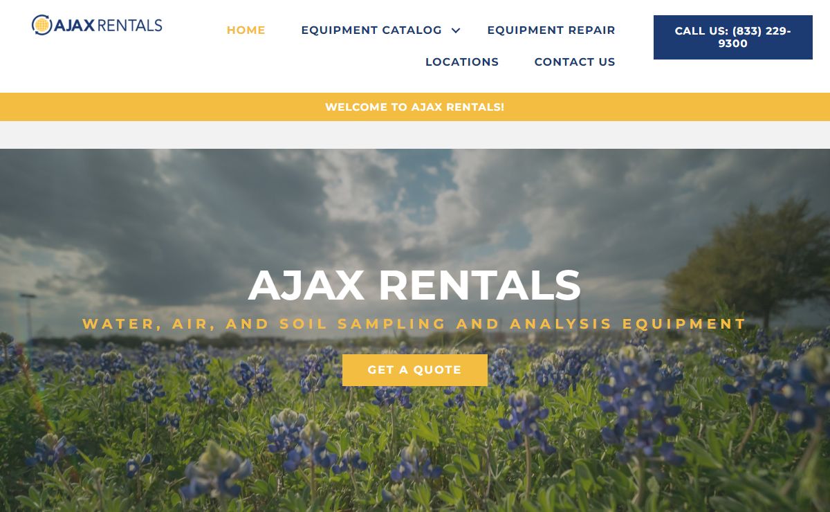 Environmental Equipment Rentals - AJAX Rentals