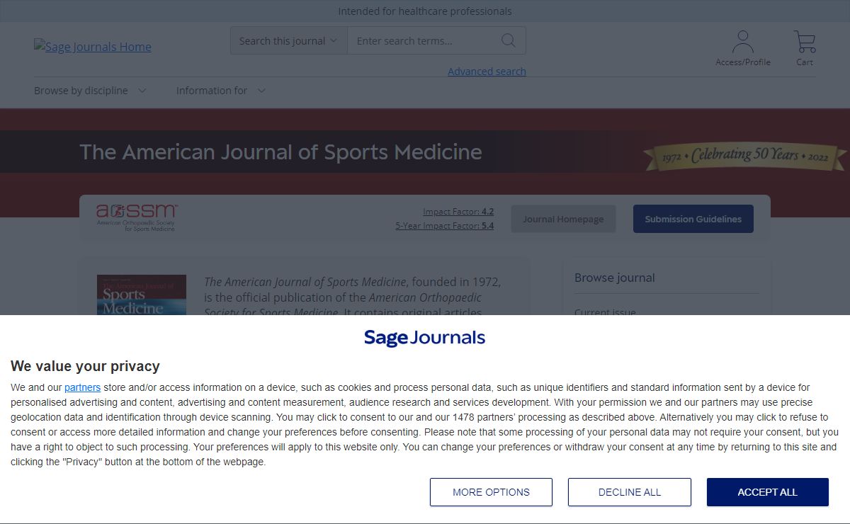 The American Journal of Sports Medicine: Sage Journals