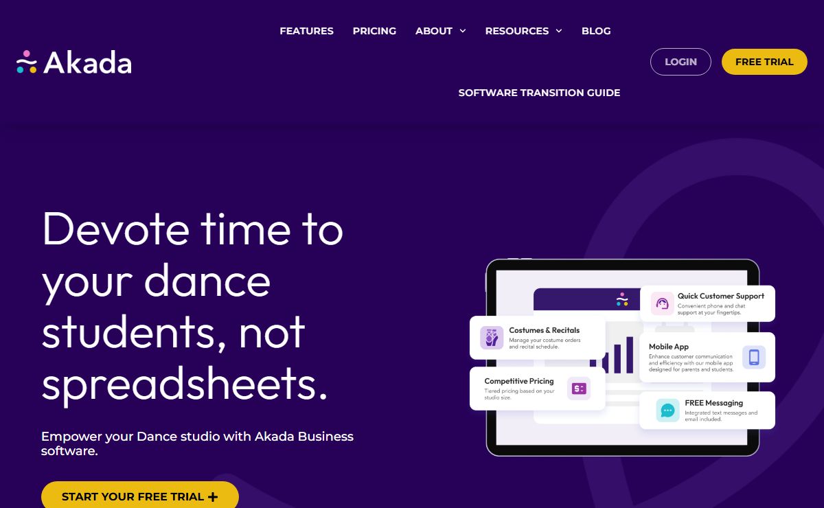 Akada Software - Dance Studio Software for Business Owners