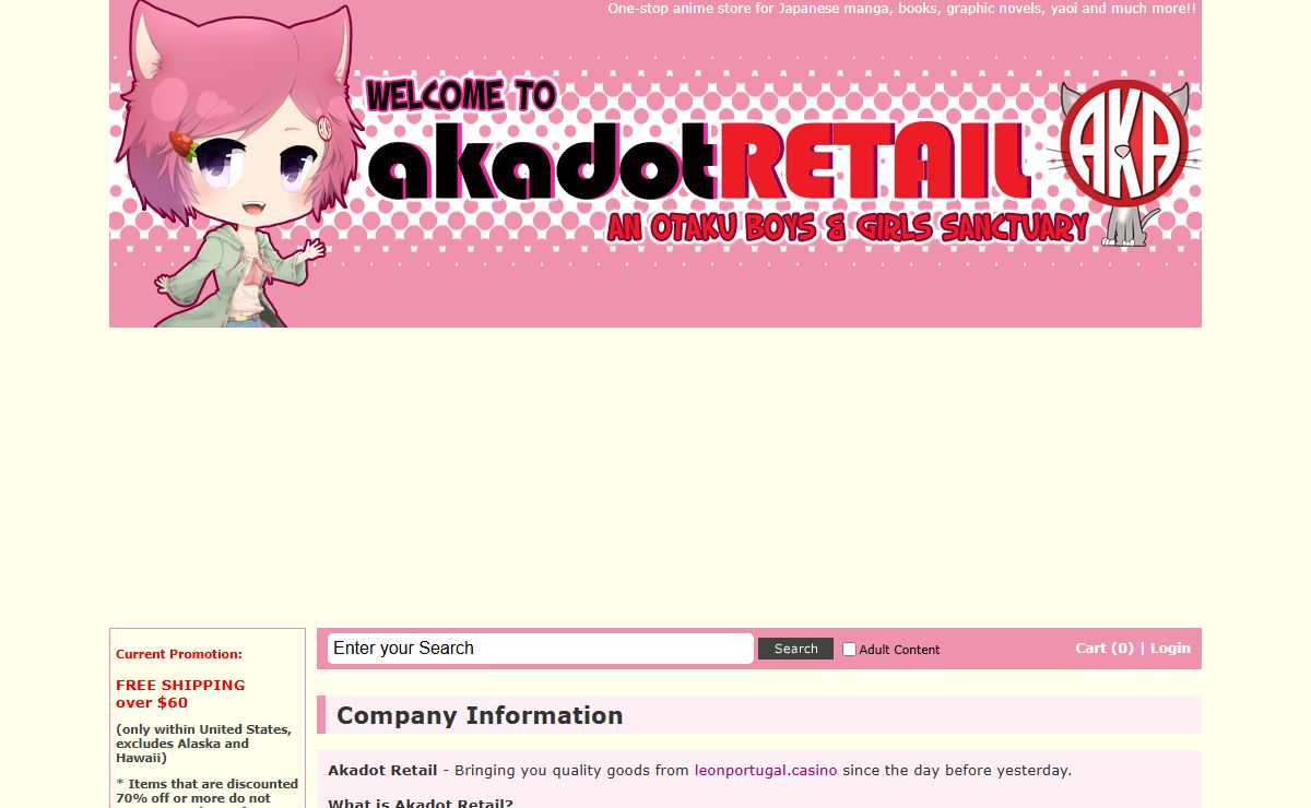 Akadot Retail - Anime Store | Buy Megami, Yaoi, Vampire Hunter D, Hakuouki, Berserk , One Piece, and more!