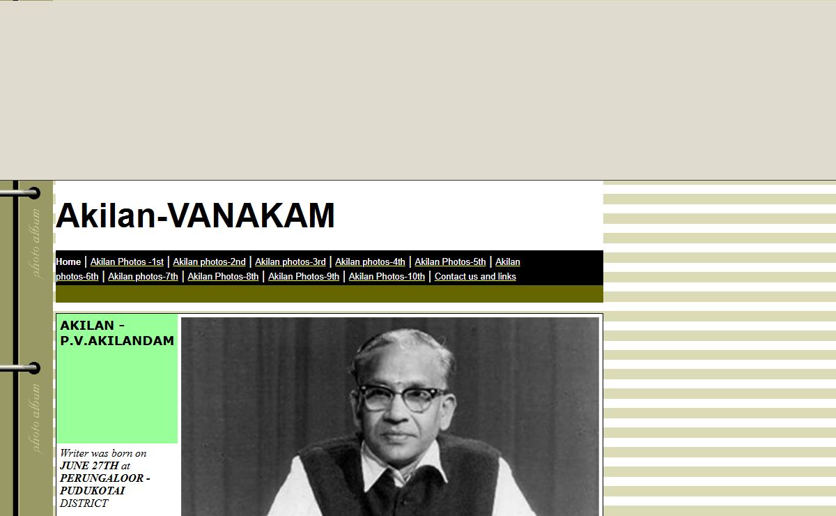 Akilan-VANAKAM