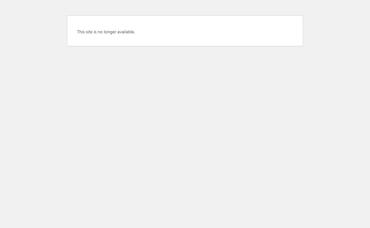 WordPress › Error