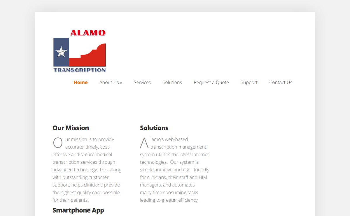 Alamo Transcription - Online Transcription Services