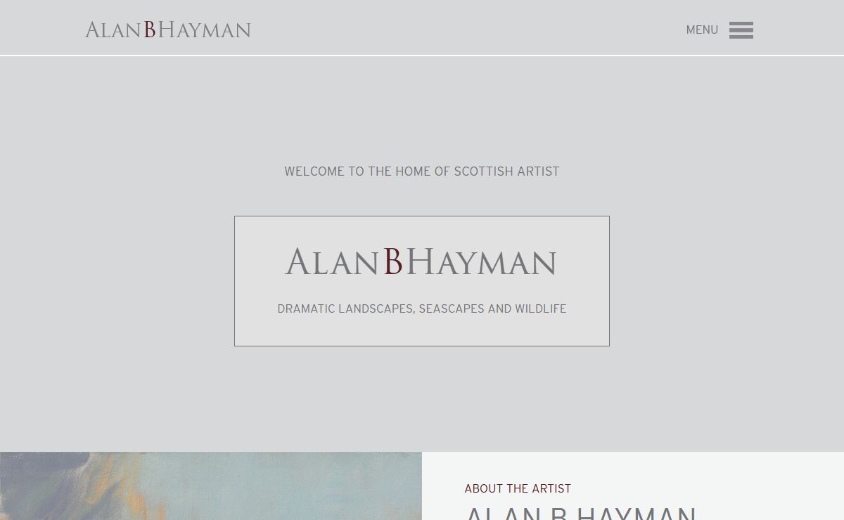Alan B Hayman | Scottish Artist | Scotland
