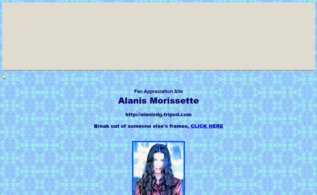 Alanis Morissette Site !