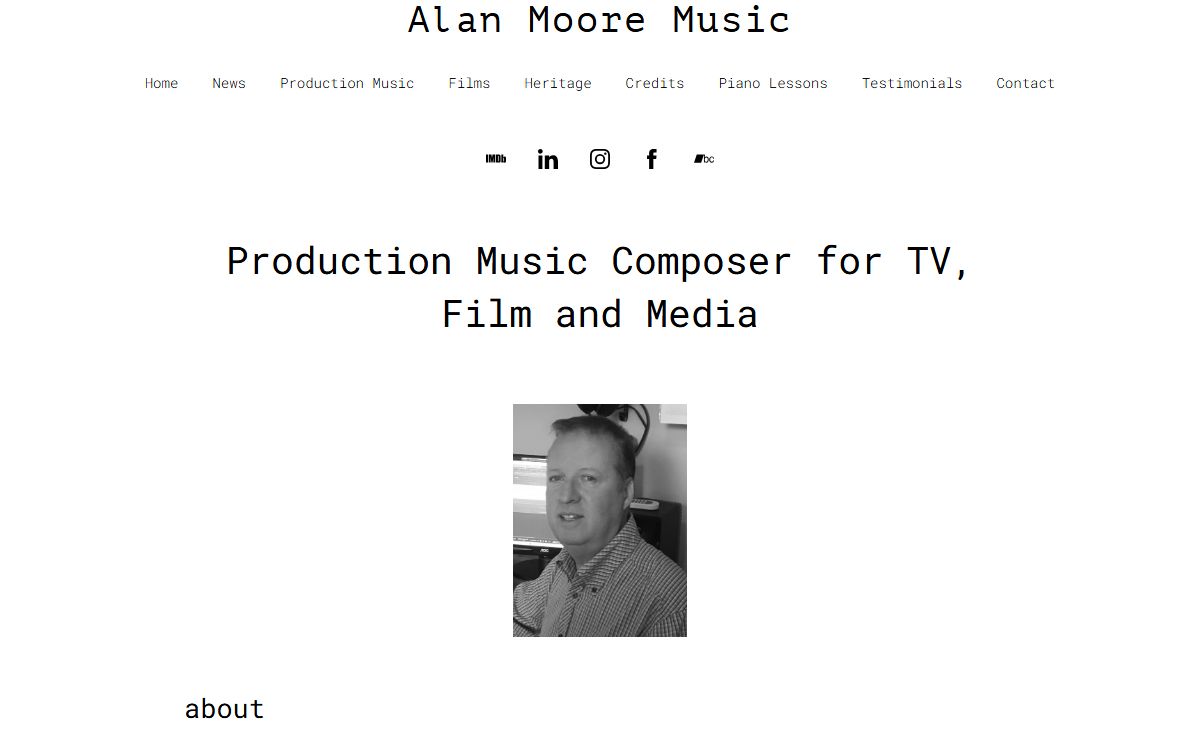 Alan Moore Music - Composition for TV and Film