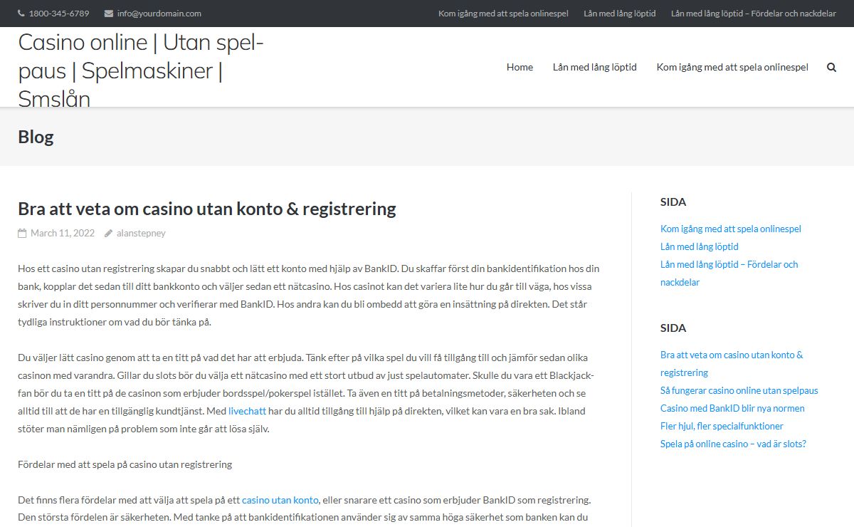 Spel i Stockholm & Göteborg | Poker och spelautomater