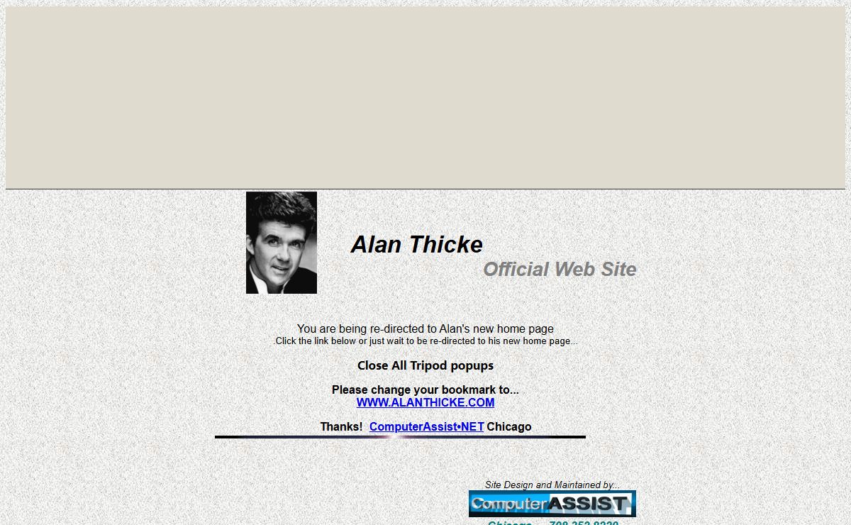 Alan Thicke - Official Web Site