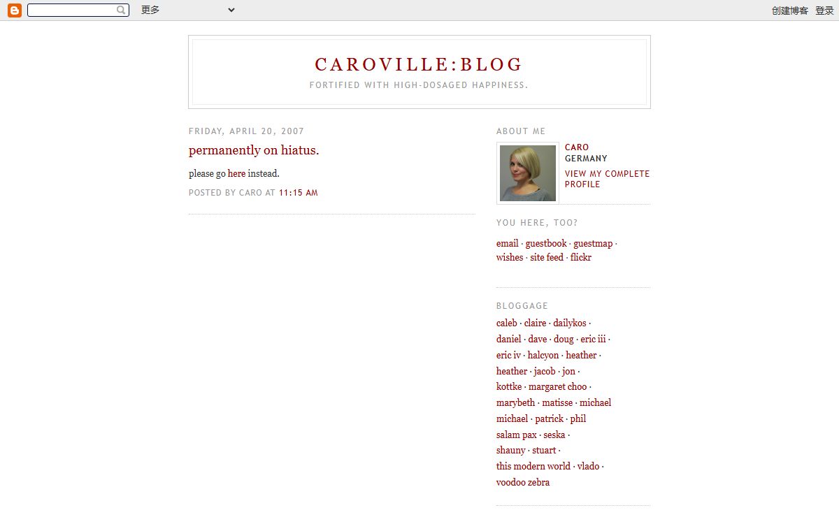 caroville:blog