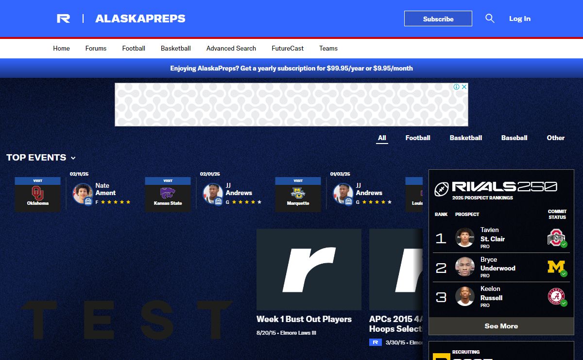 AlaskaPreps: Alaska HS Sports Football & Basketball Recruiting