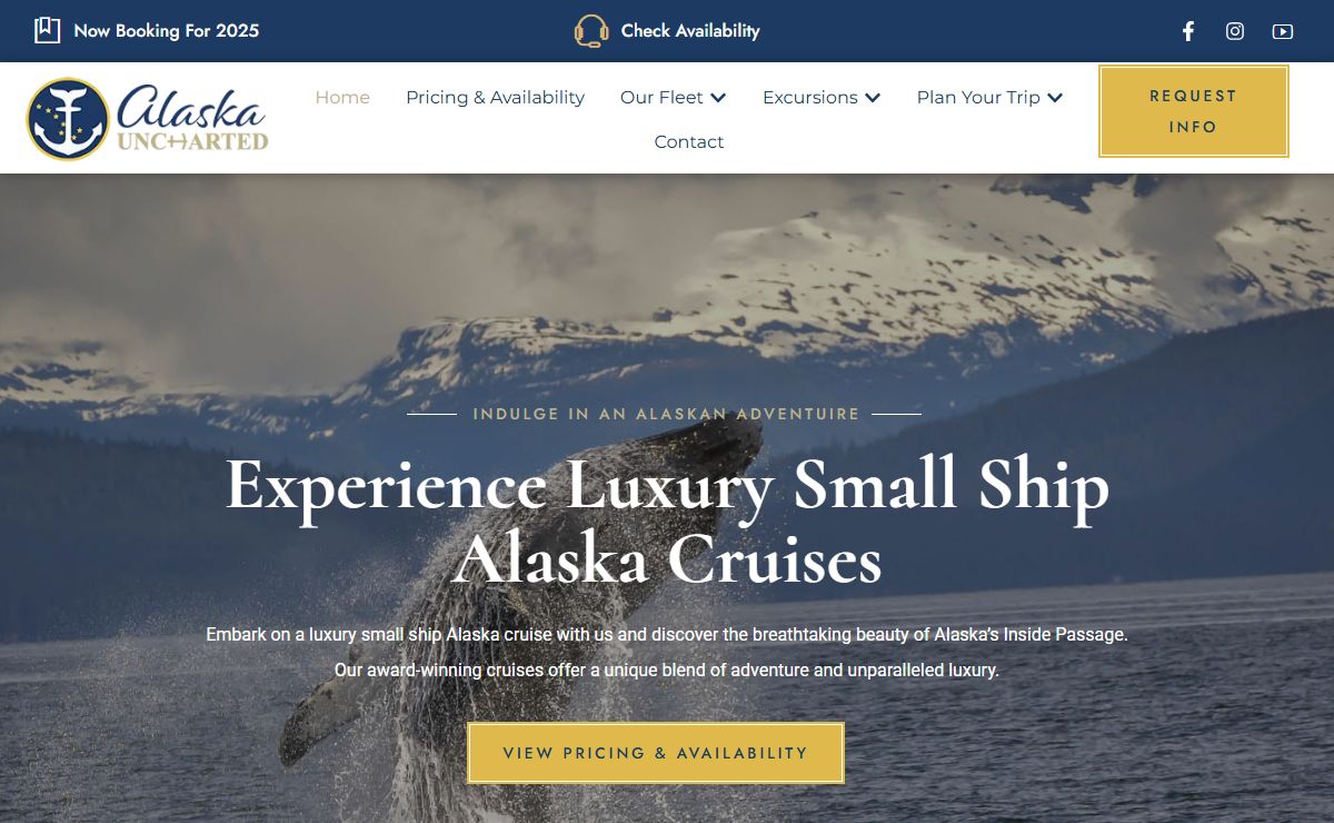 Luxury Small Ship Alaska Cruise | 2025 Cruises Available