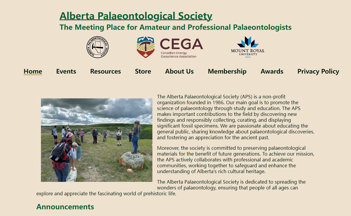 Alberta Palaeontological Society