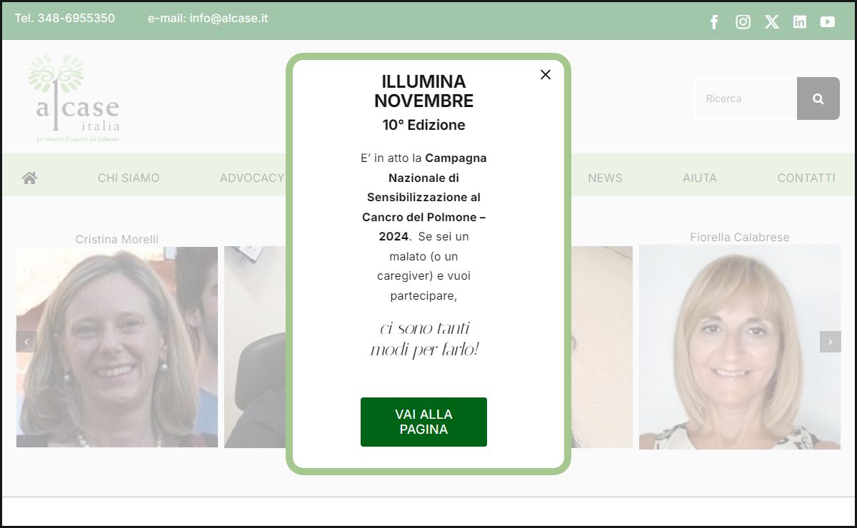 ALCASE Italia per la lotta contro il cancro del polmone | alcase.it