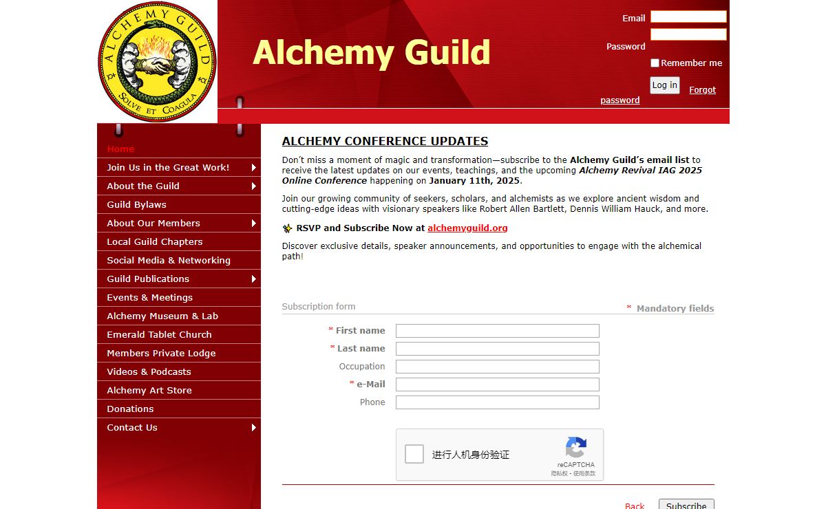 International Alchemy Guild - Home