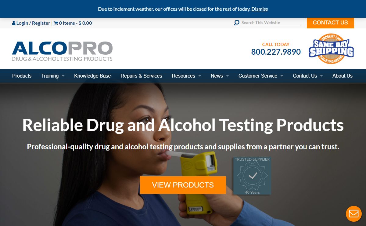 AlcoPro – Drug and Alcohol Testing Products & DOT Training