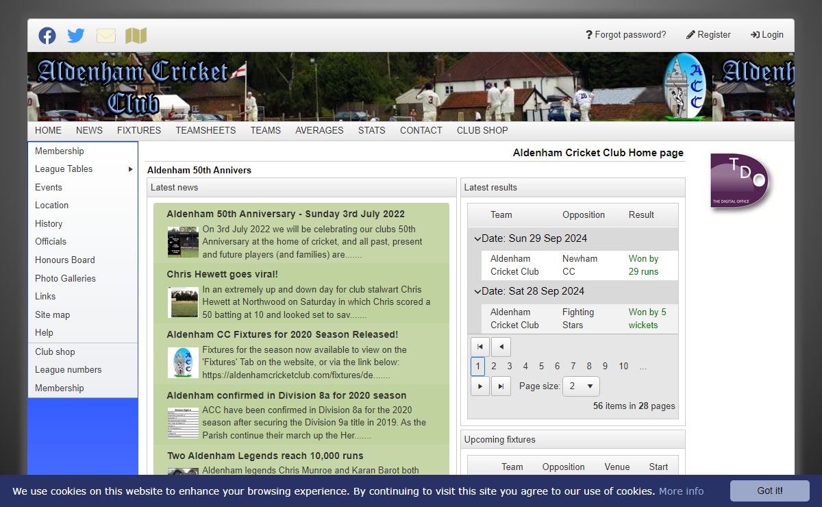 Aldenham Cricket Club home page