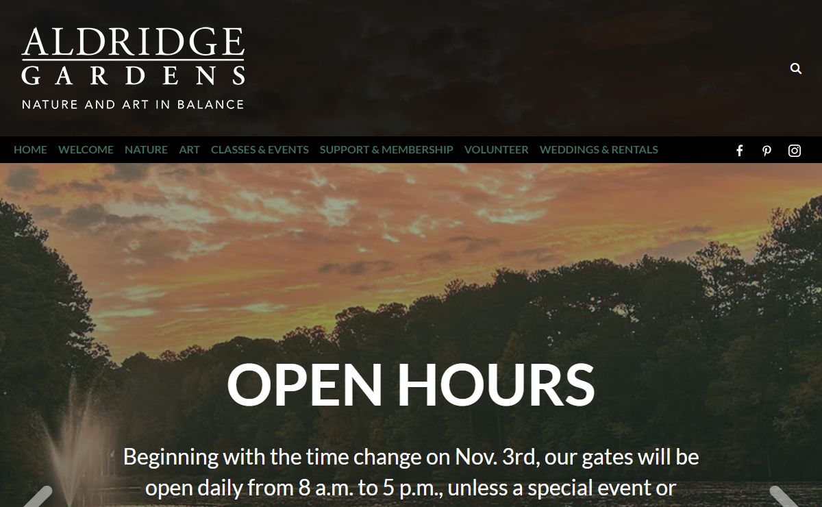 Aldridge Gardens | Nature & Art | Hoover, Alabama