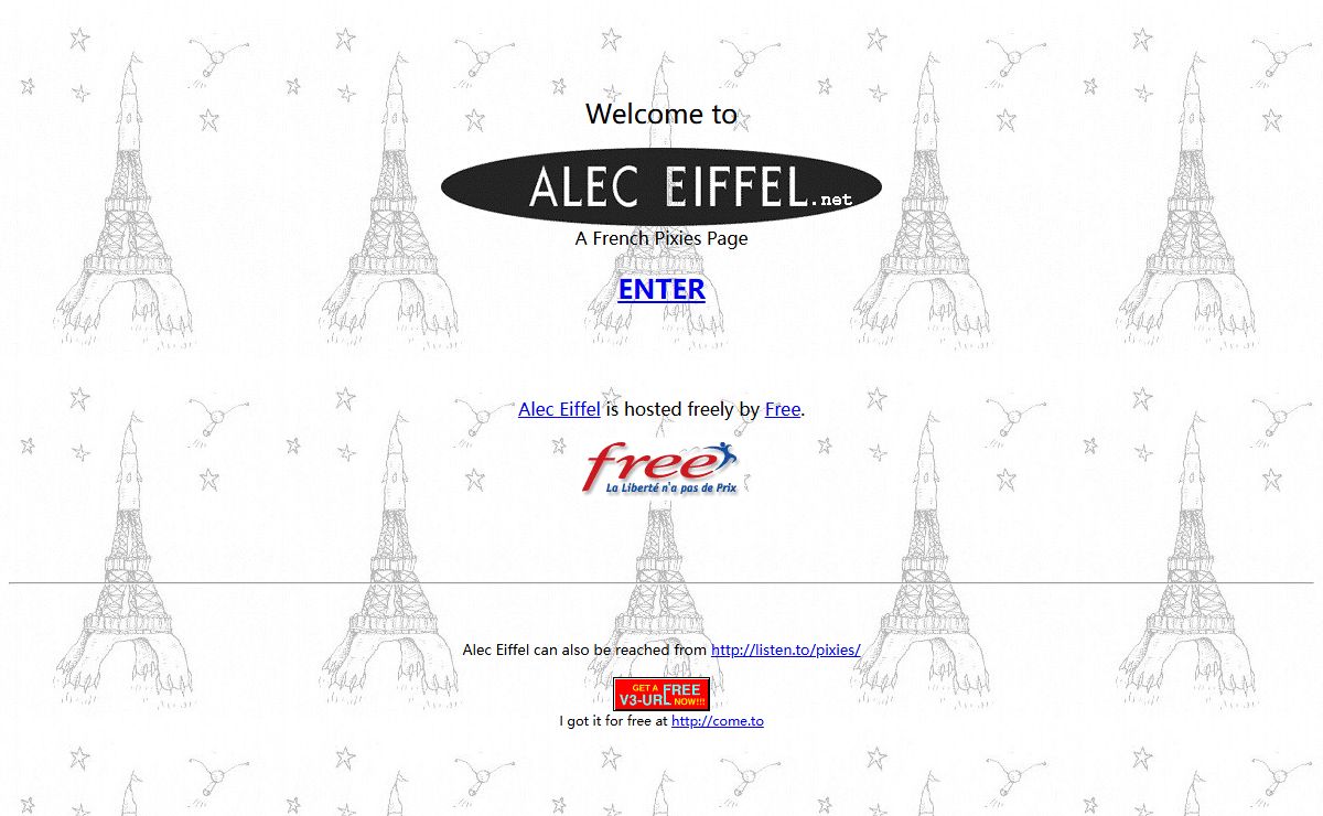 [AlecEiffel.net] A French Pixies Page (in English, Spanish and French)