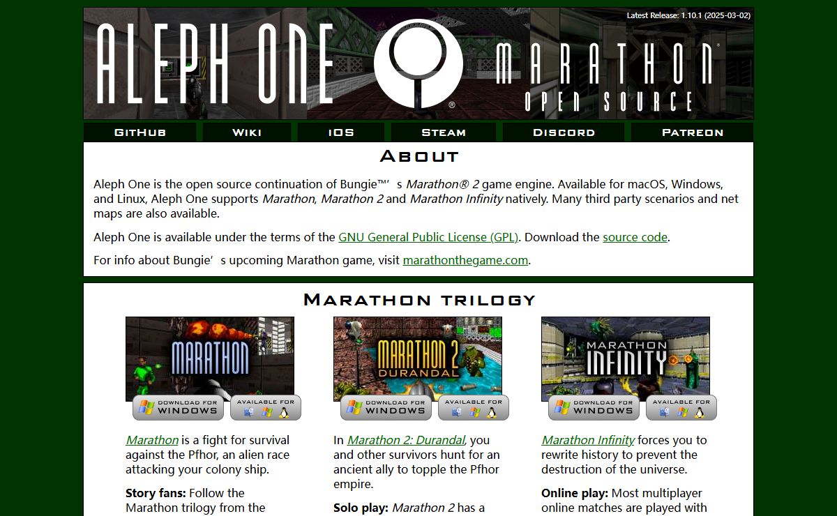 Aleph One - Marathon Open Source
