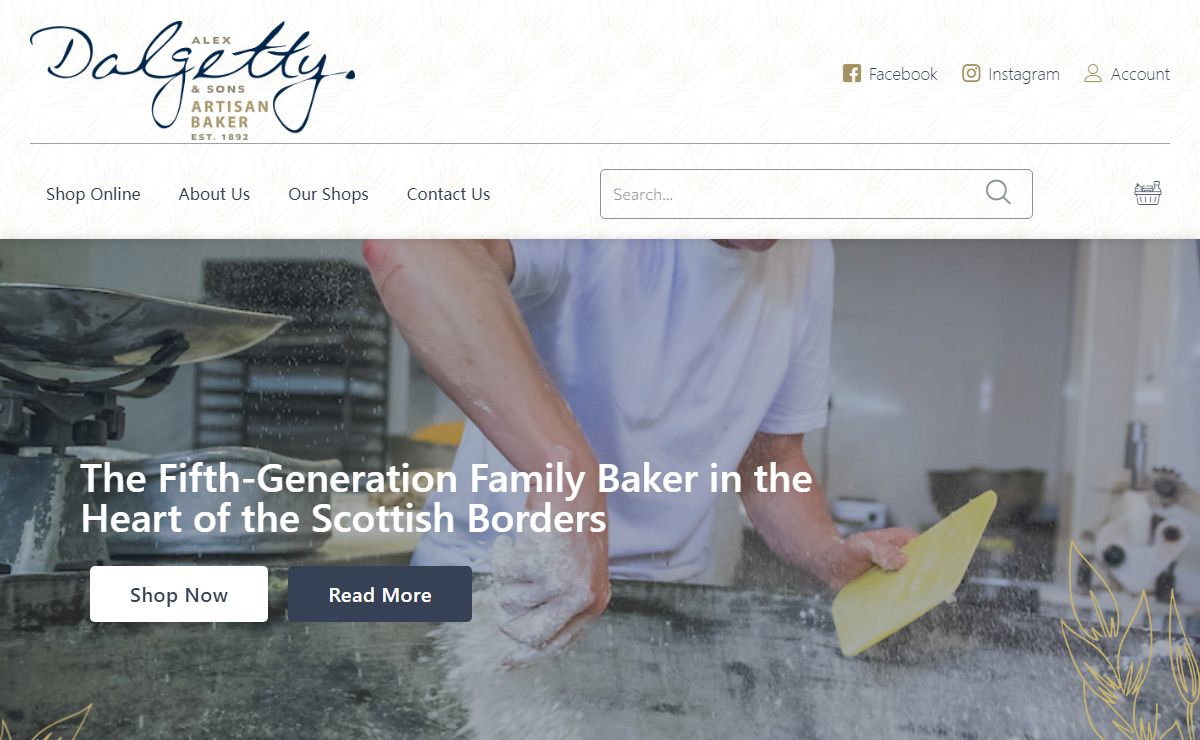 Alex Dalgetty & Sons – A range of delicious handmade Scottish bakery products, produced using original recipes and the highest quality natural ingredients in the heart of the Scottish Borders.