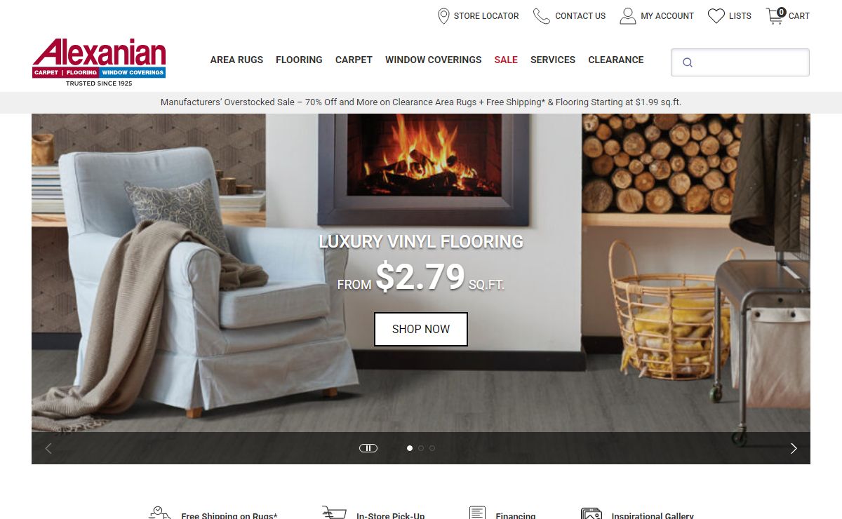 Alexanian | Shop Quality Area Rugs, Carpet, Hardwood, Vinyl