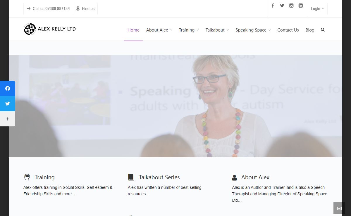 Alex Kelly Ltd – Speech Therapy, Social Skills and Communication Consultancy