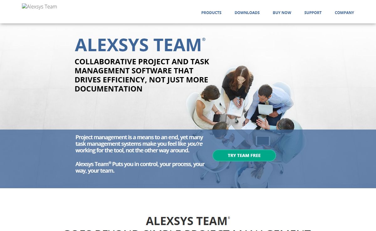 Alexsys Team – Collaborative Project and Task Management Software for More Productive and Efficient Teams