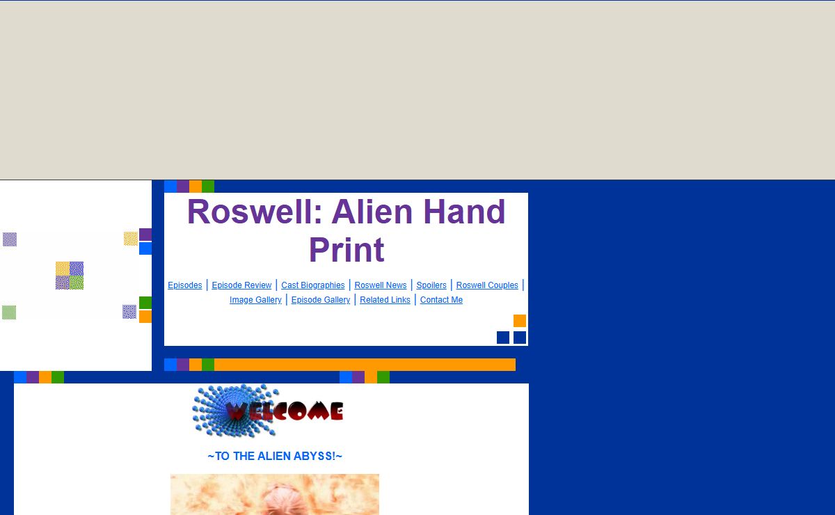 Roswell: Alien Hand Print