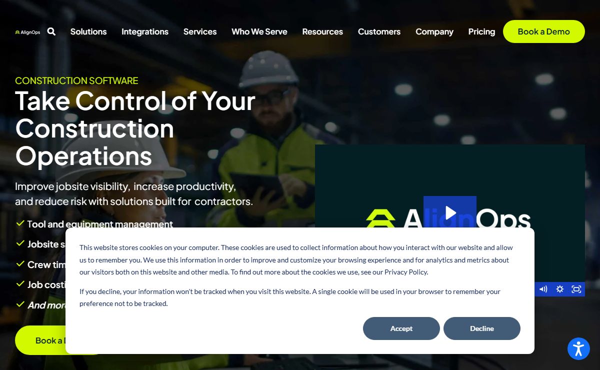 AlignOps | Tool Tracking, EHS & Construction Inventory