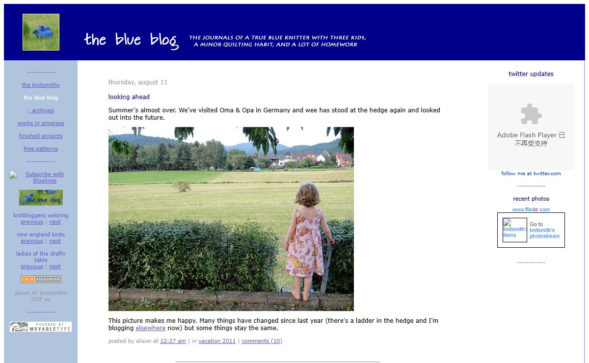 the blue blog