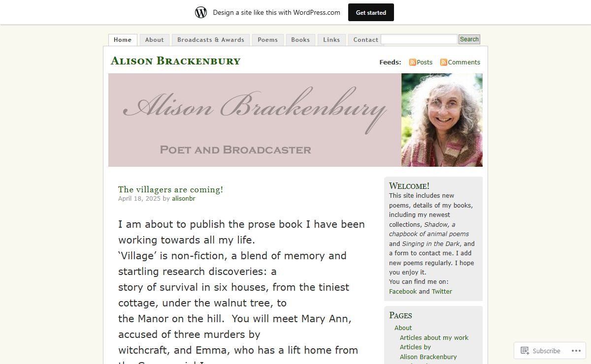 Alison Brackenbury