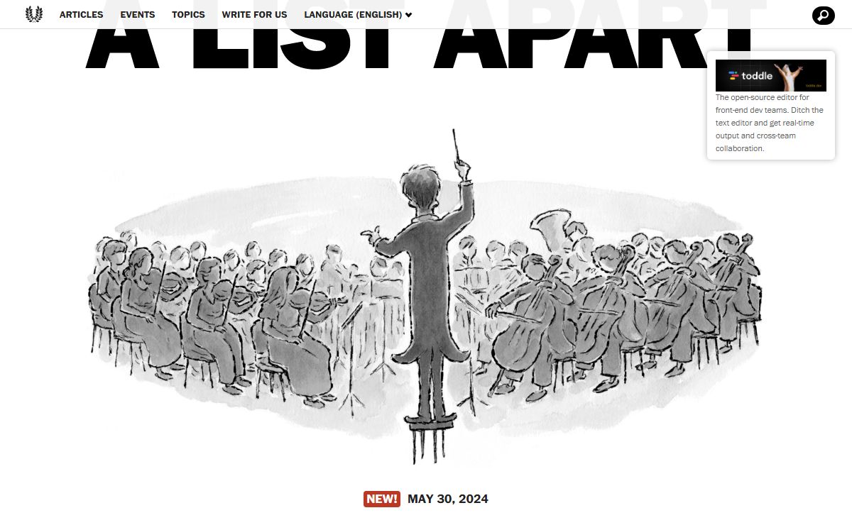 A List Apart – For people who make websites