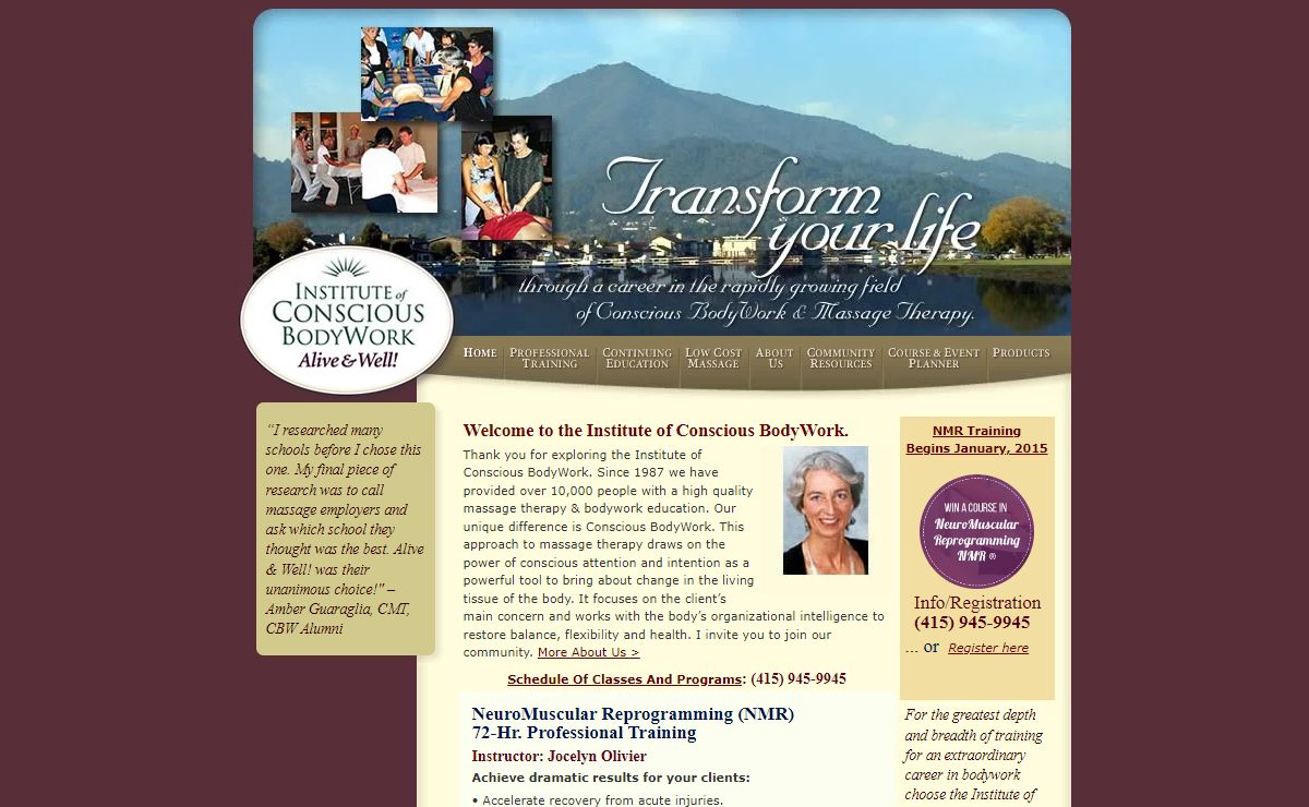 Institute of Conscious BodyWork-Alive and Well :: Welcome