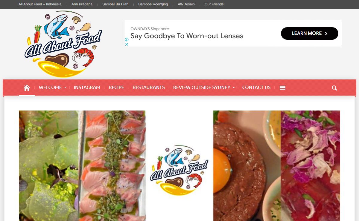 Welcome to All About Food Blog