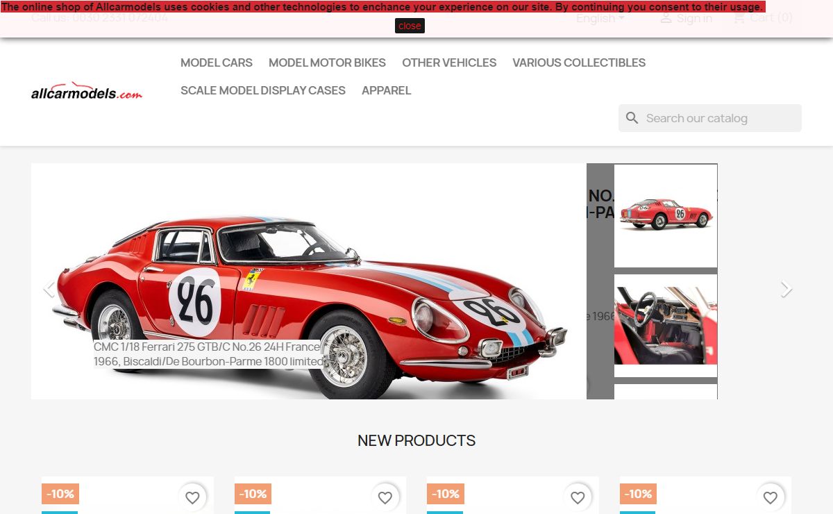 Allcarmodels - Diecast and Composite Scale Model Cars and Miniatures