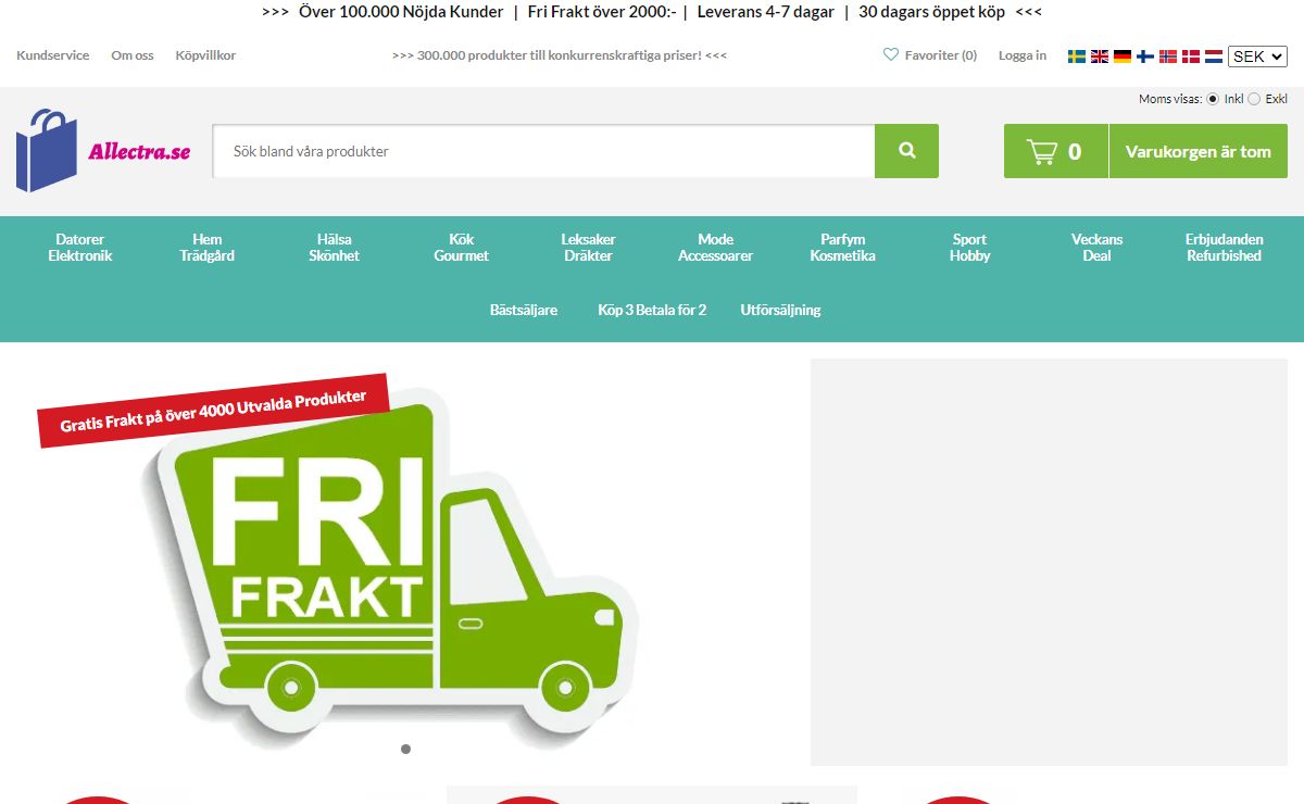 Stort sortiment | Innovativa produkter & praktiska prylar - Allectra