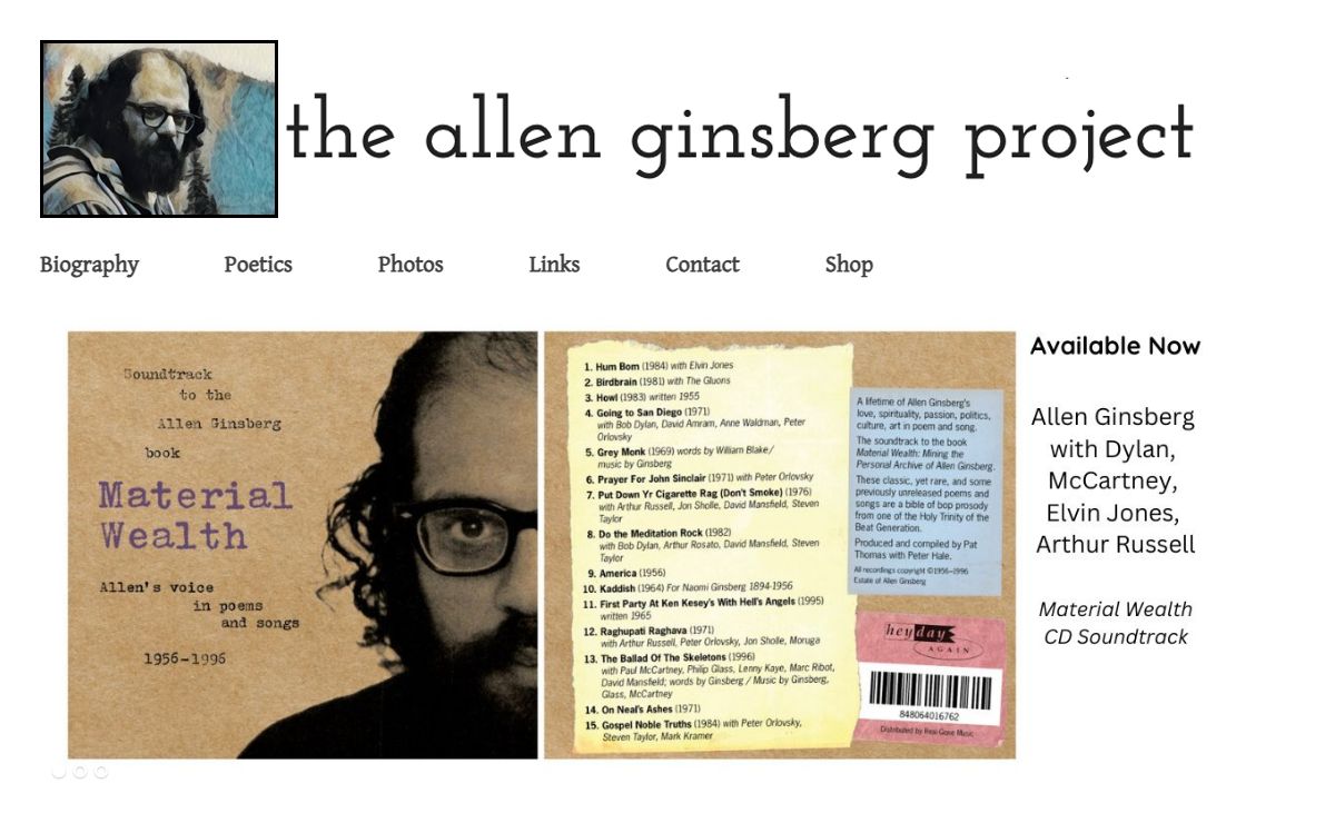 The Allen Ginsberg Project - AllenGinsberg.org