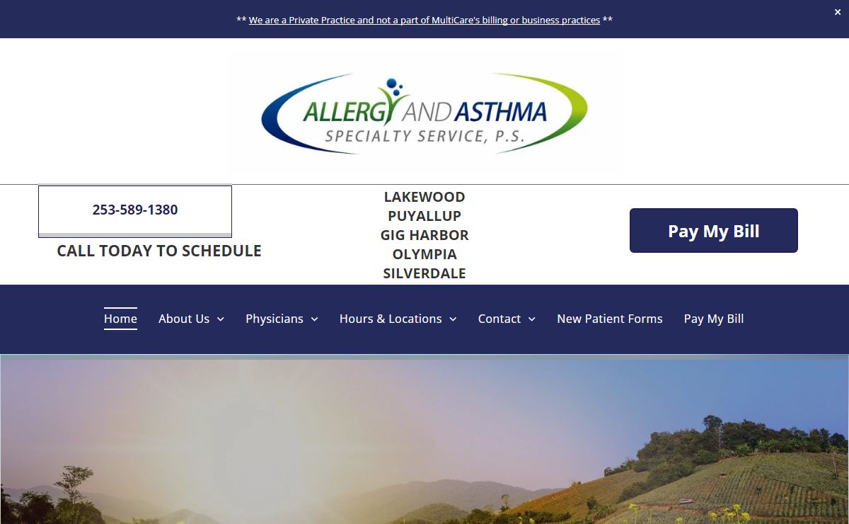 Allergy and Asthma Specialty Service, P.S. | Puyallup, Olympia & Silverdale | Allergy Doctor
