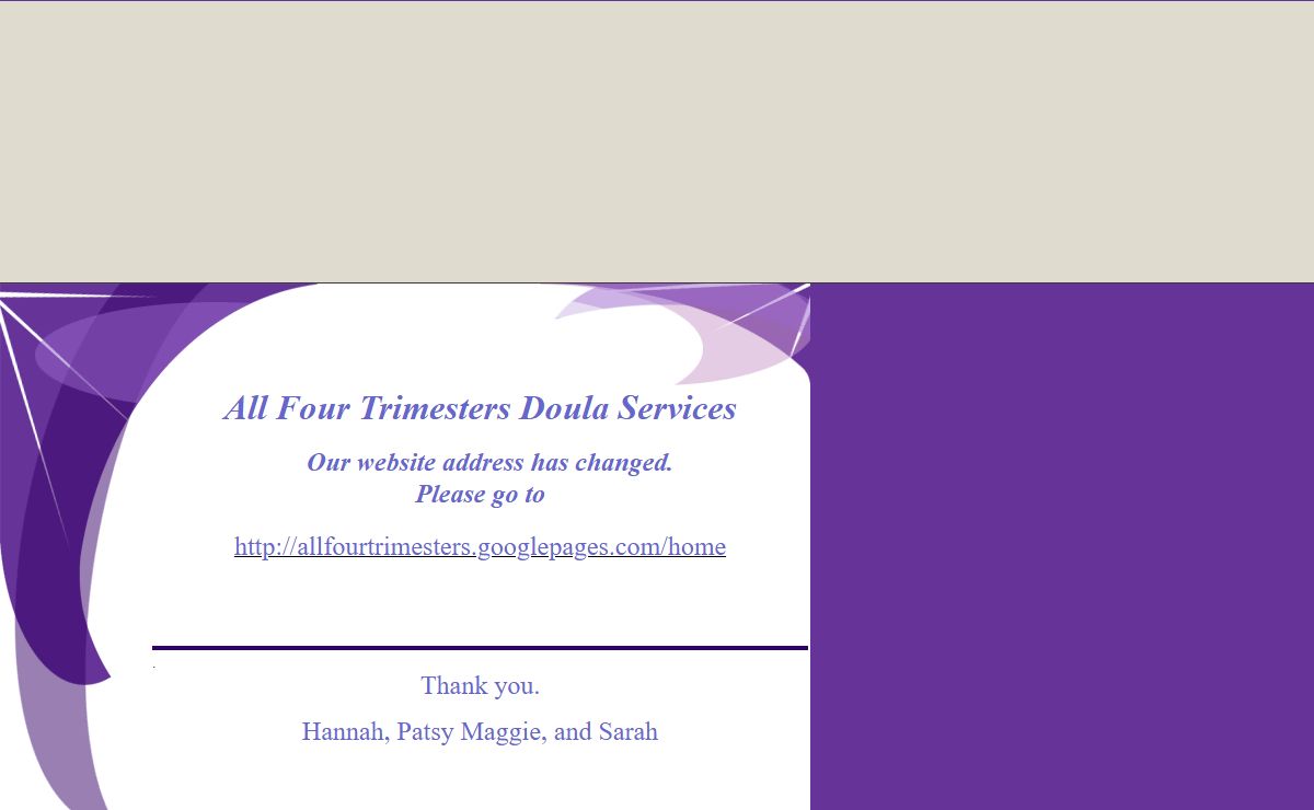 All Four Trimesters Doula Service