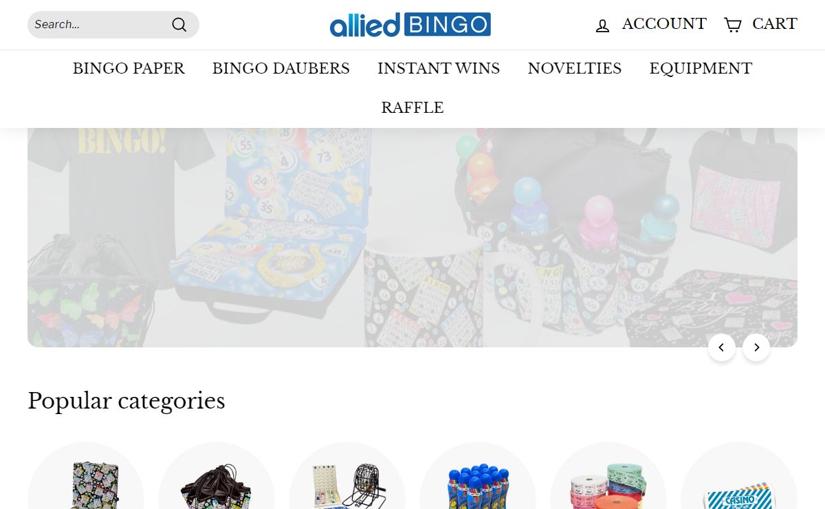 Bingo Supplies Daubers, Cards and More - Allied Bingo Innovations