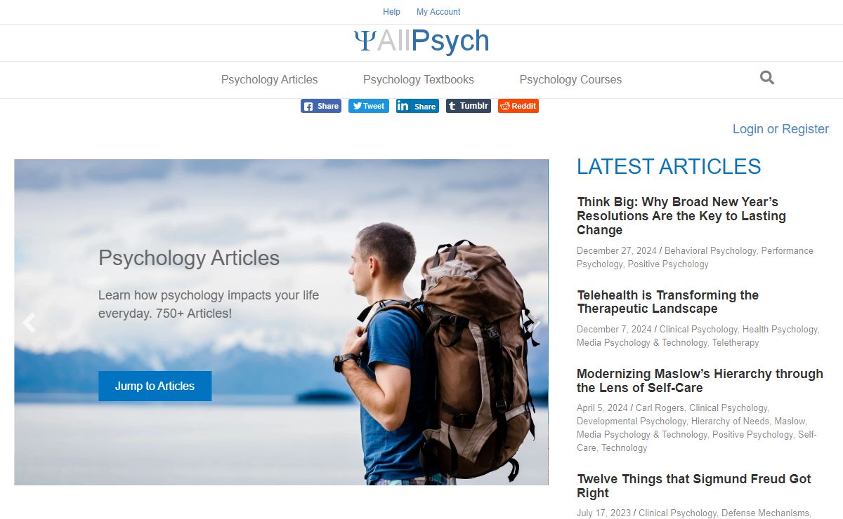 Psychology Information For Students Of All Ages | AllPsych