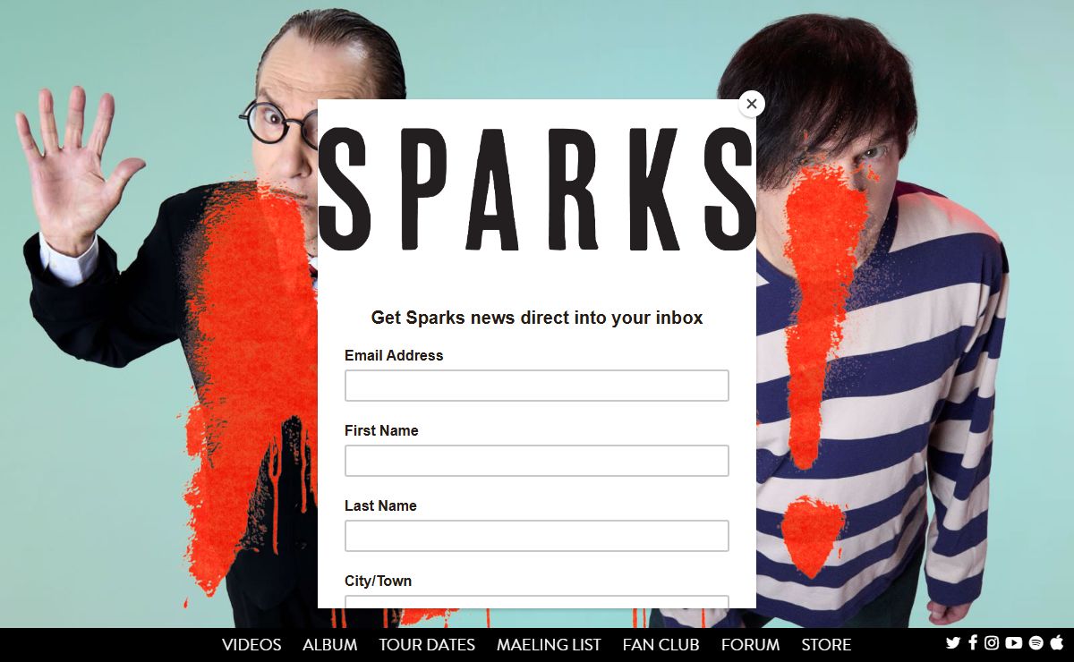 Sparks Official Website